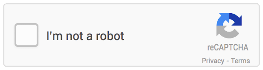Ověření pomocí tlačítka „nejsem robot“